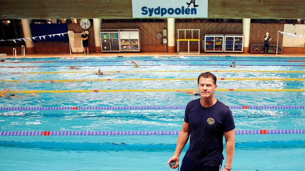 Anders Bladh vid Sydpoolen i Södertälje