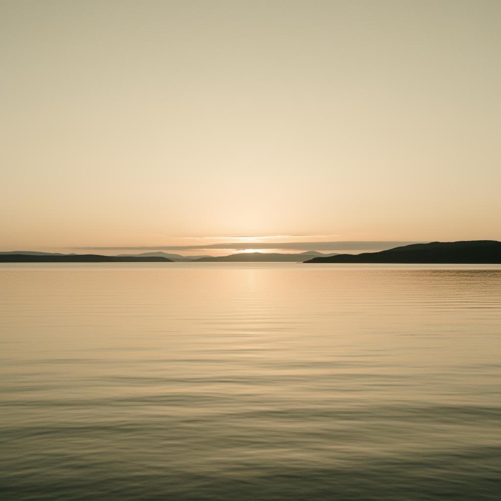 Soluppgång över stilla hav — ny vecka, ny återställning.